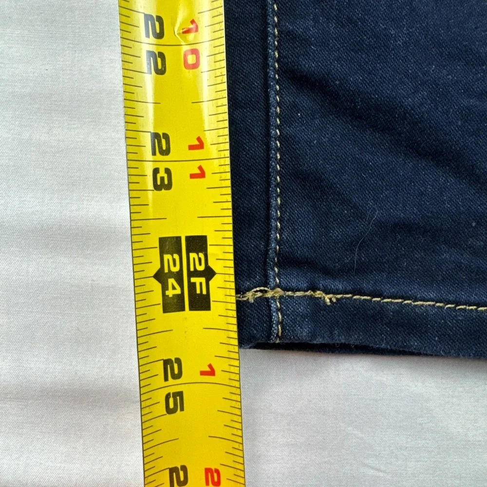 Michael Kors Izzy Cropped Skinny Jeans Womens 6 Blue Denim Dark Wash Streetwear